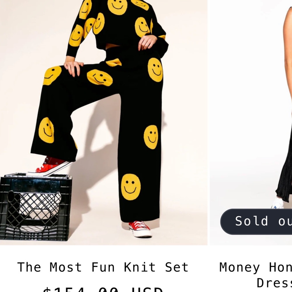 Dressed in LALA Have more fun knit set